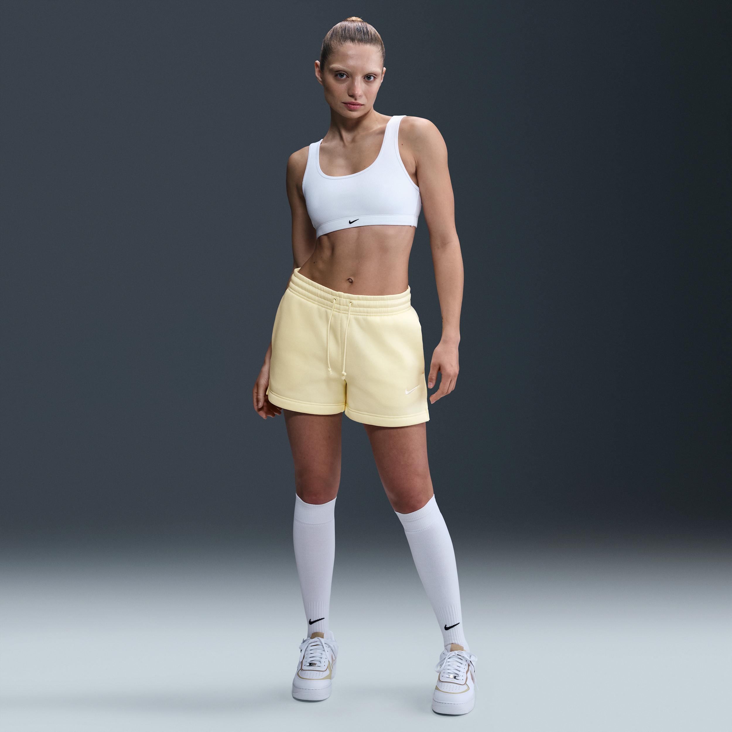 Women's Nike Sportswear Phoenix Fleece Mid-Rise 4" Shorts by NIKE