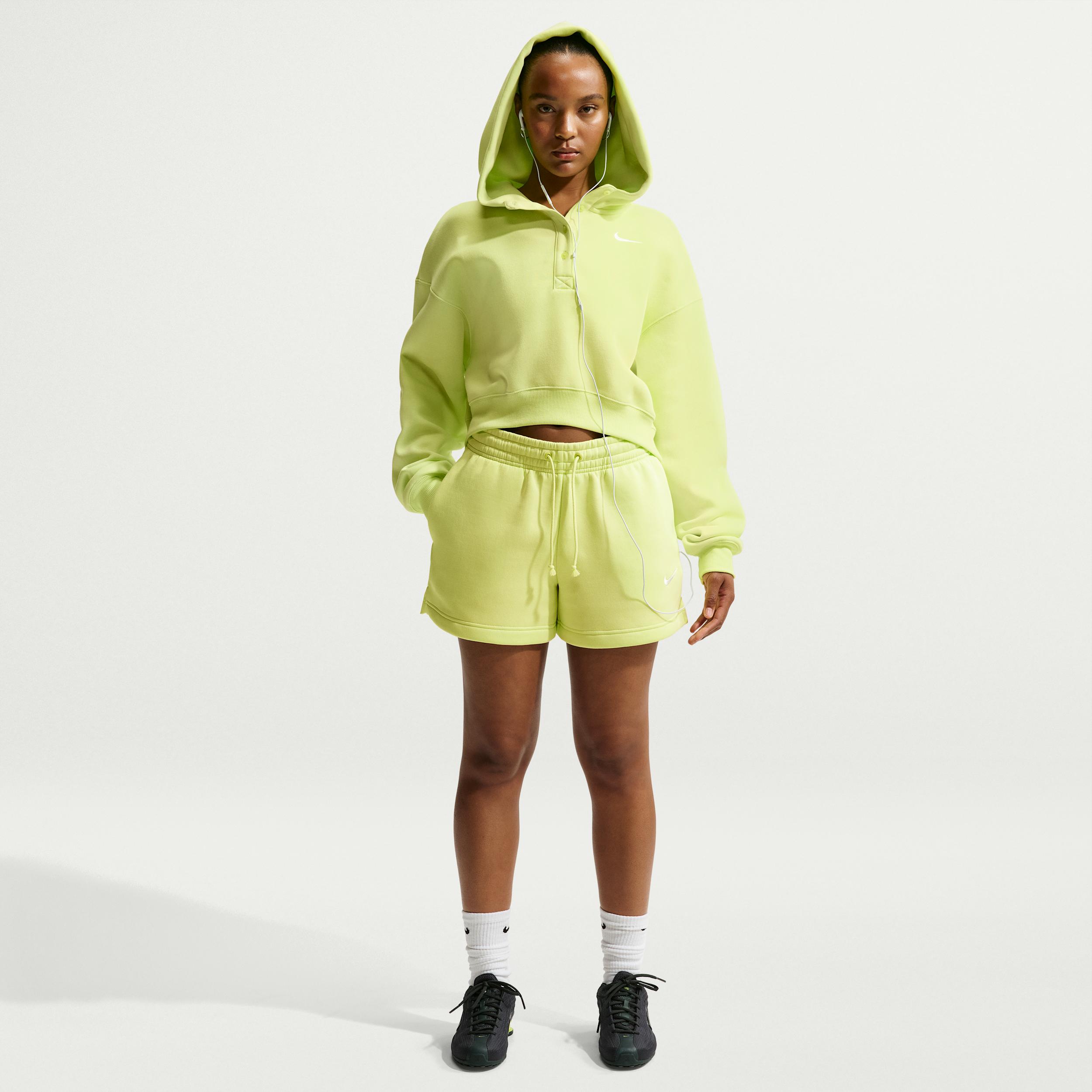 Women's Nike Sportswear Phoenix Fleece Mid-Rise 4" Shorts by NIKE
