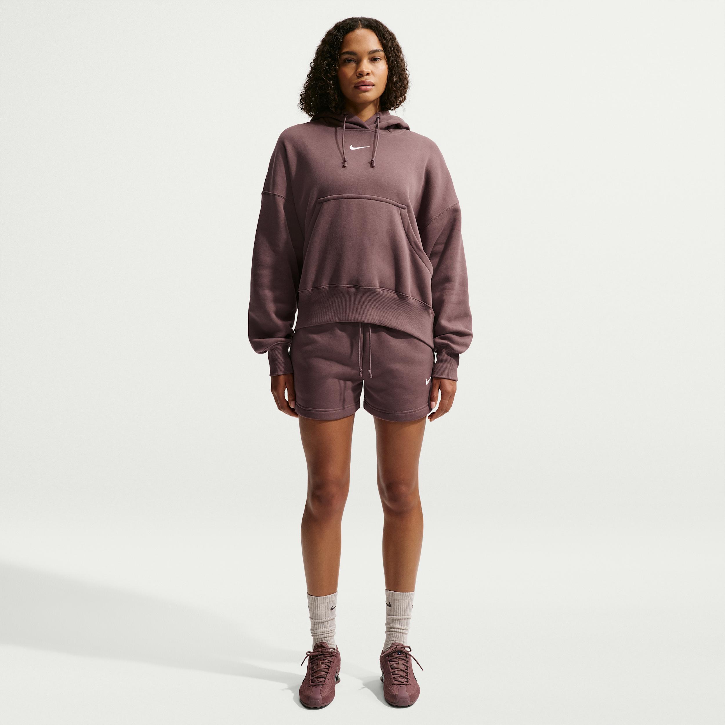 Women's Nike Sportswear Phoenix Fleece Mid-Rise 4" Shorts by NIKE