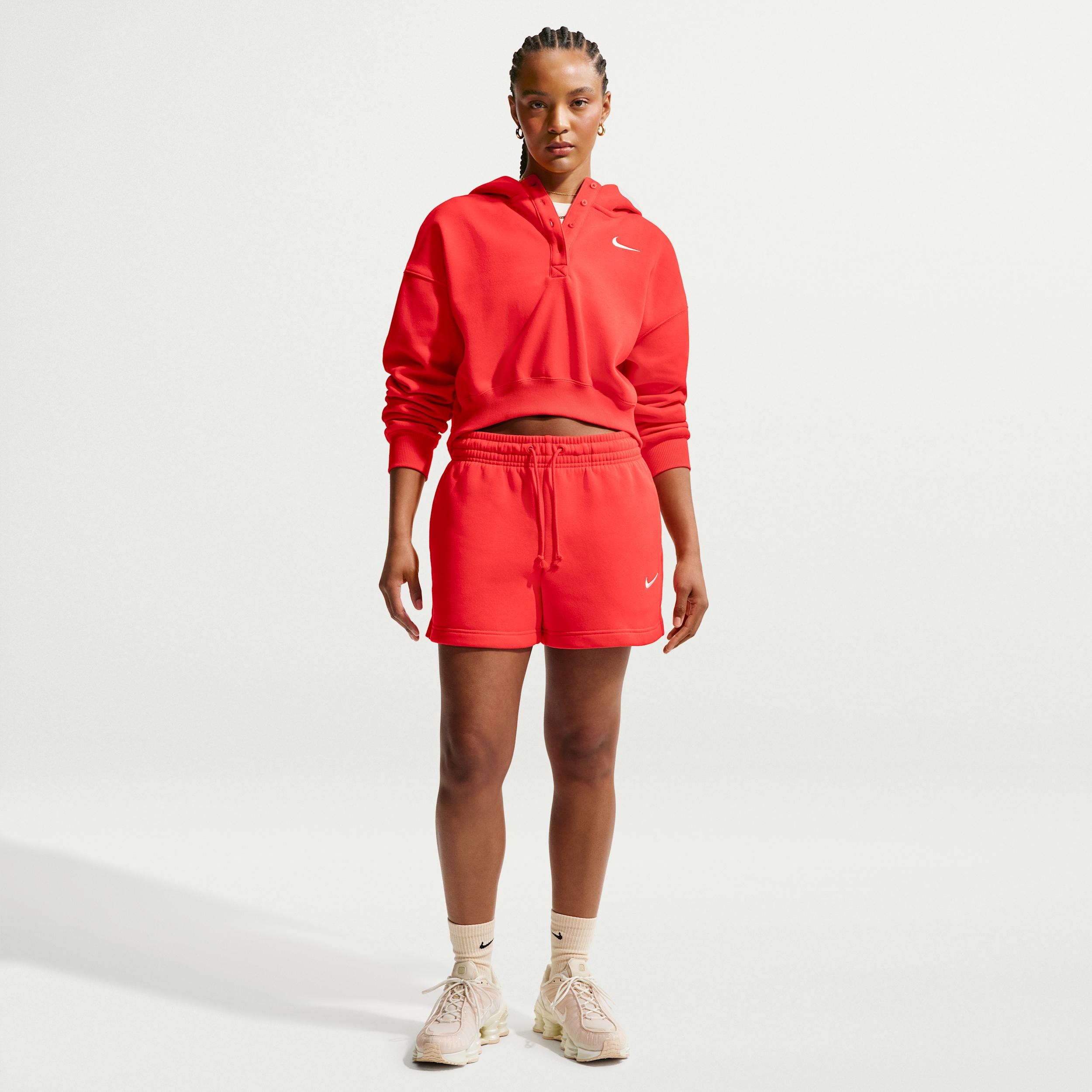 Women's Nike Sportswear Phoenix Fleece Mid-Rise 4" Shorts by NIKE