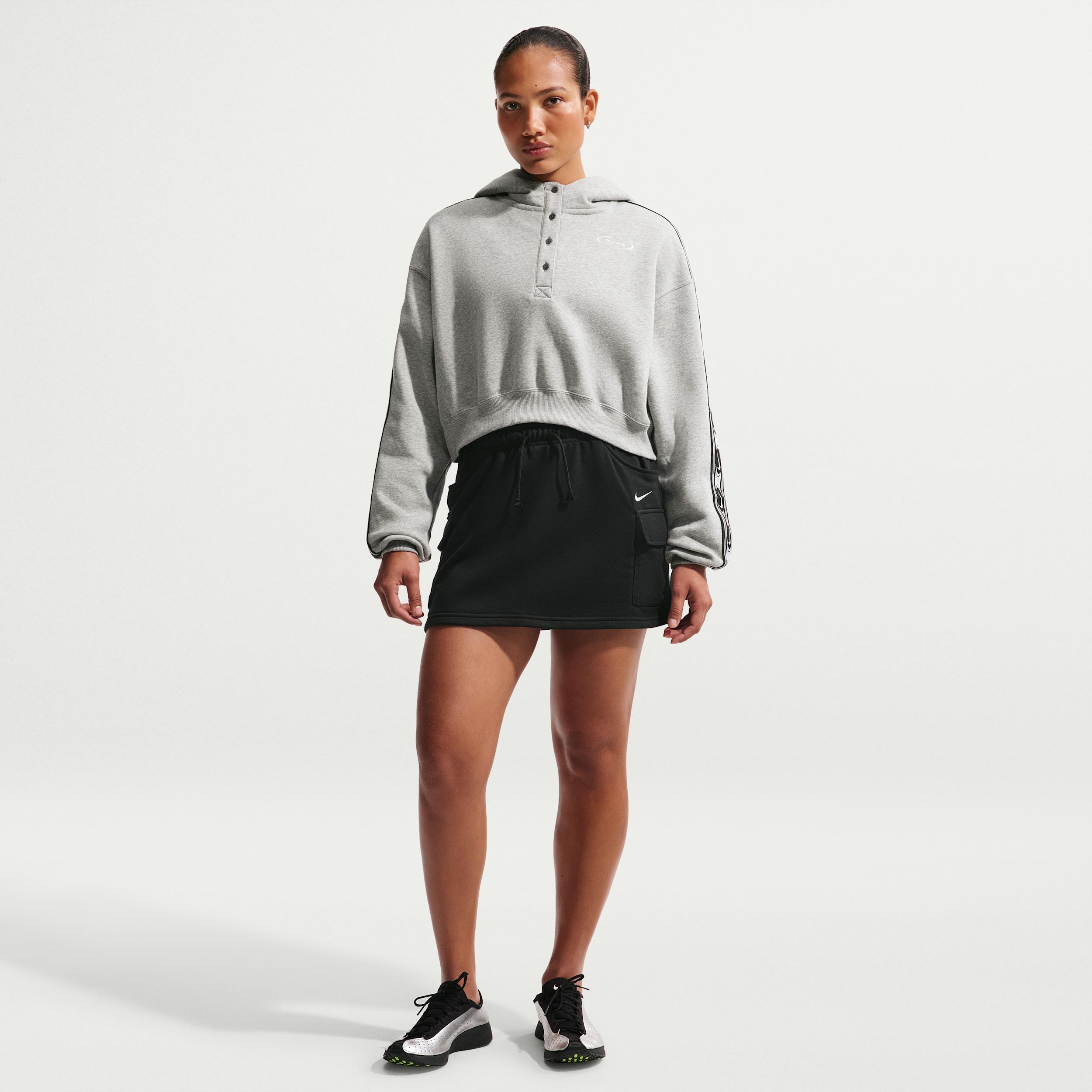 Women's Nike Sportswear Phoenix Fleece Mid-Rise Cargo Miniskirt by NIKE