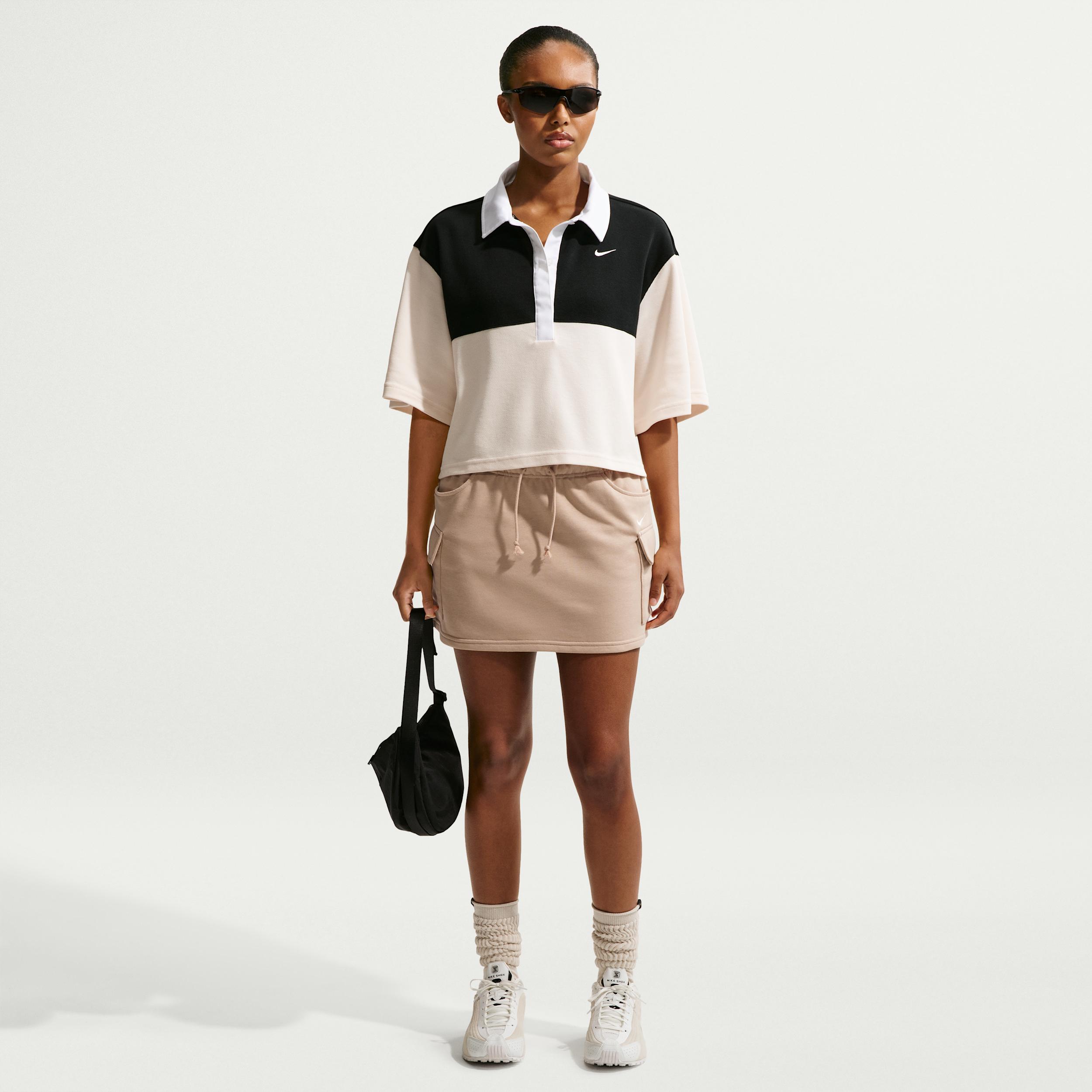 Women's Nike Sportswear Phoenix Fleece Mid-Rise Cargo Miniskirt by NIKE