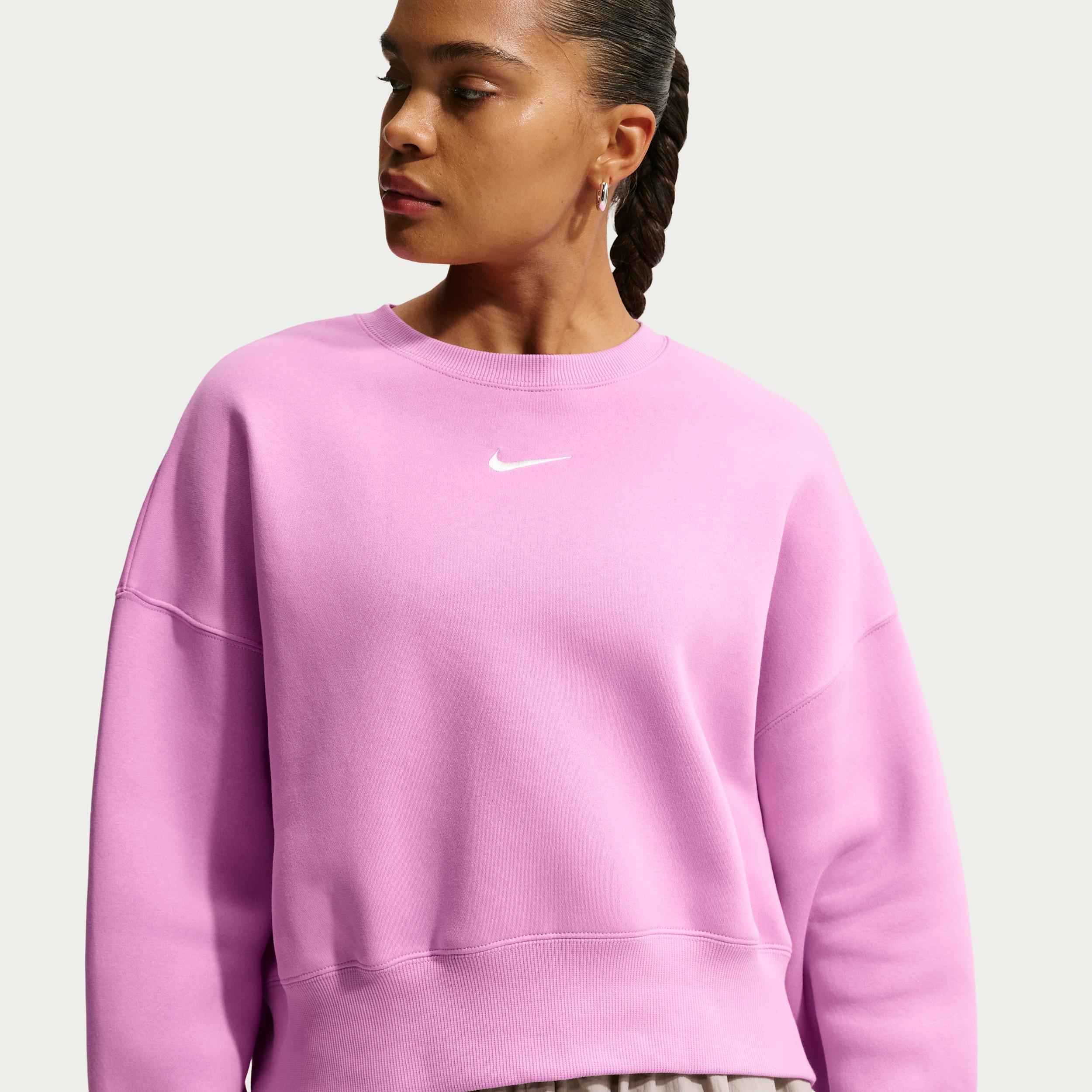 Women's Nike Sportswear Phoenix Fleece Over-Oversized Crew-Neck Sweatshirt by NIKE