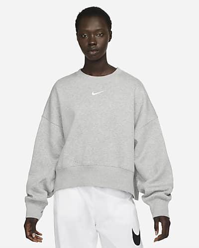 Women's Nike Sportswear Phoenix Fleece Over-Oversized Crew-Neck Sweatshirt by NIKE