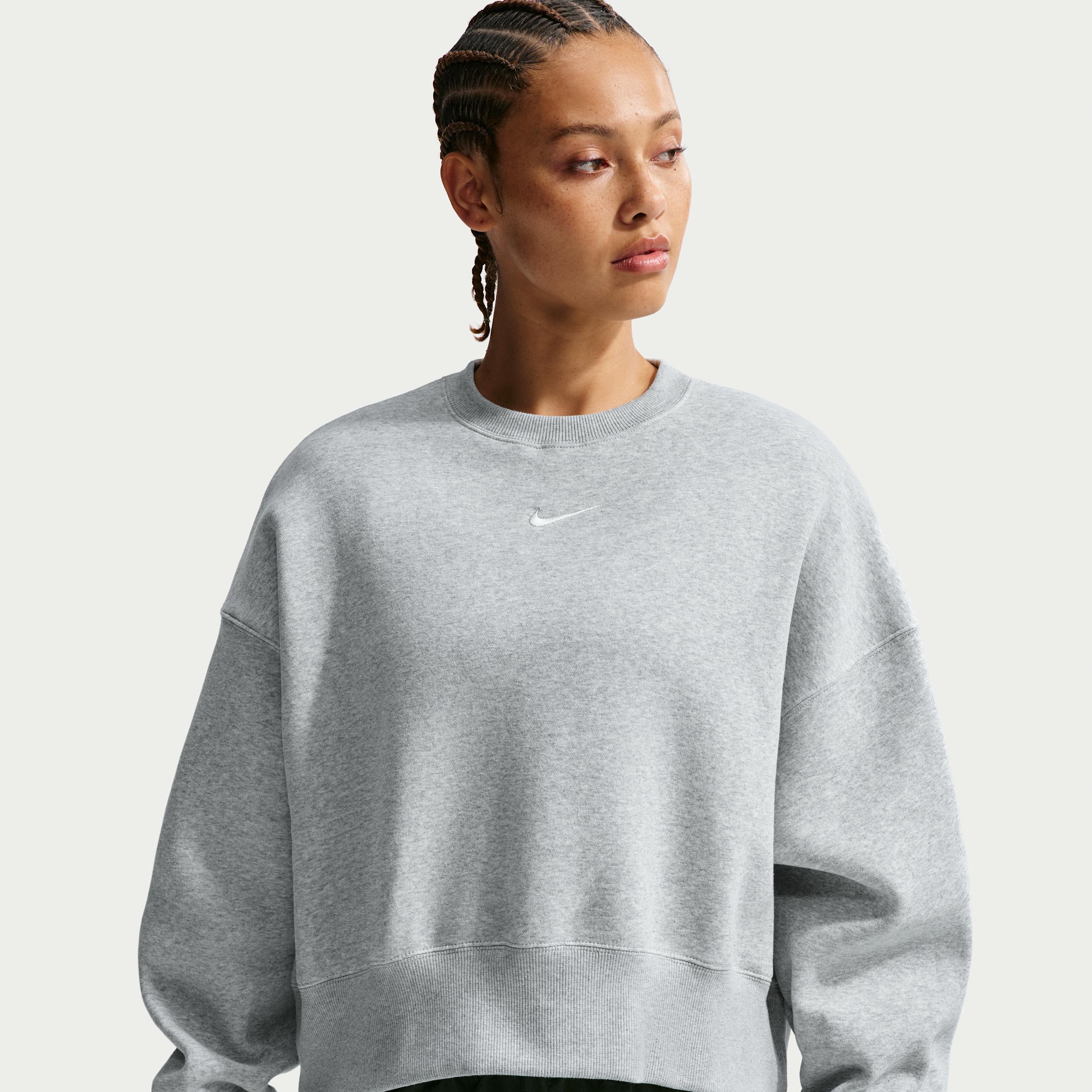 Women's Nike Sportswear Phoenix Fleece Over-Oversized Crew-Neck Sweatshirt by NIKE