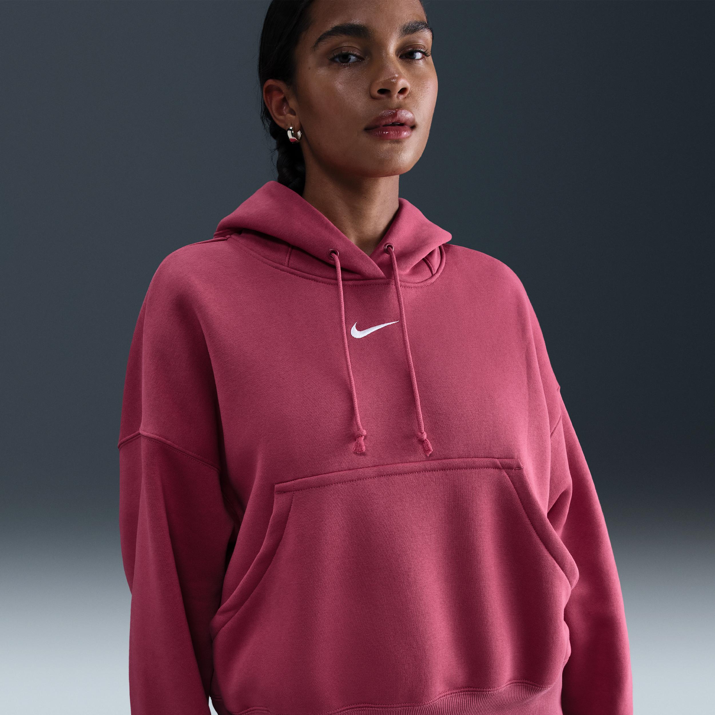 Women's Nike Sportswear Phoenix Fleece Over-Oversized Pullover Hoodie by NIKE