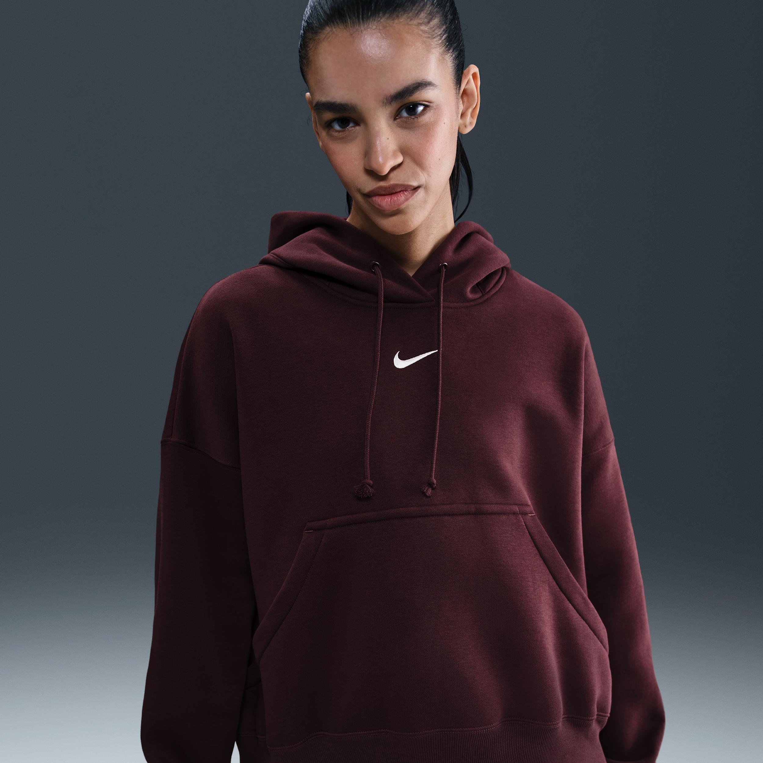 Women's Nike Sportswear Phoenix Fleece Over-Oversized Pullover Hoodie by NIKE