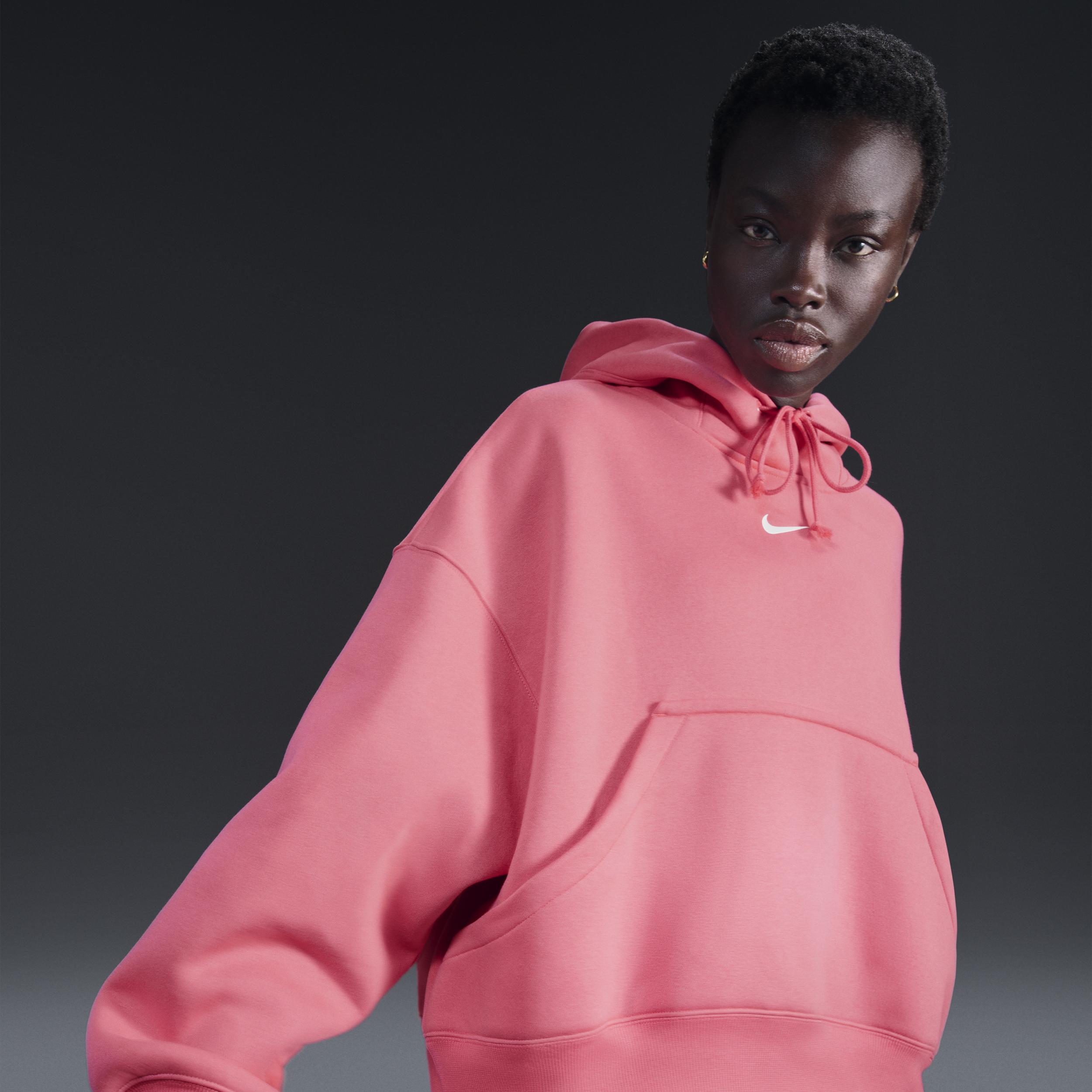 Women's Nike Sportswear Phoenix Fleece Over-Oversized Pullover Hoodie by NIKE