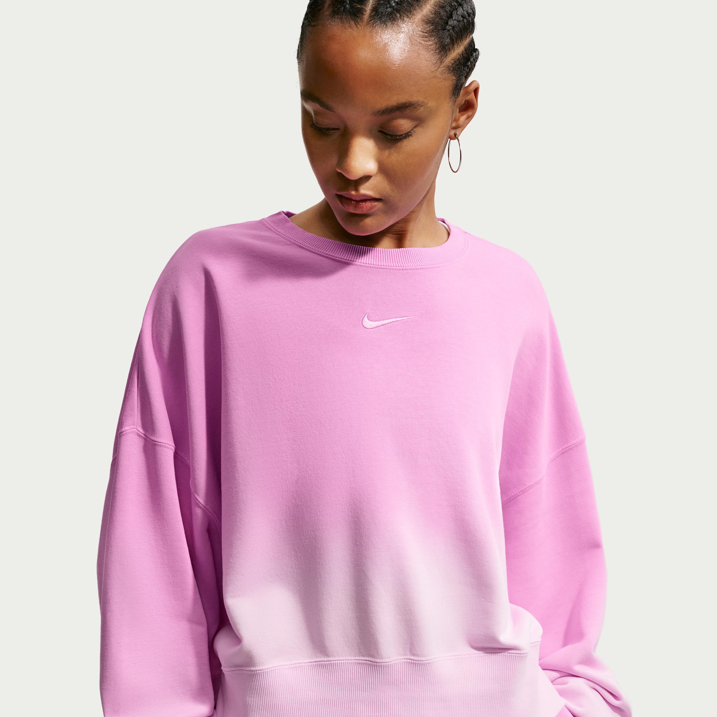 Women's Nike Sportswear Phoenix Fleece Oversized Crew-Neck Sweatshirt by NIKE