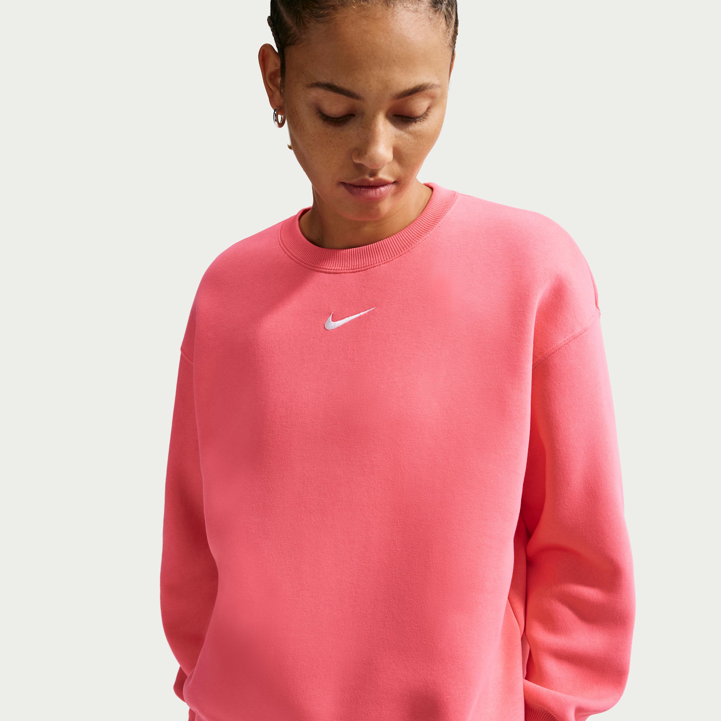Women's Nike Sportswear Phoenix Fleece Oversized Crew-Neck Sweatshirt by NIKE