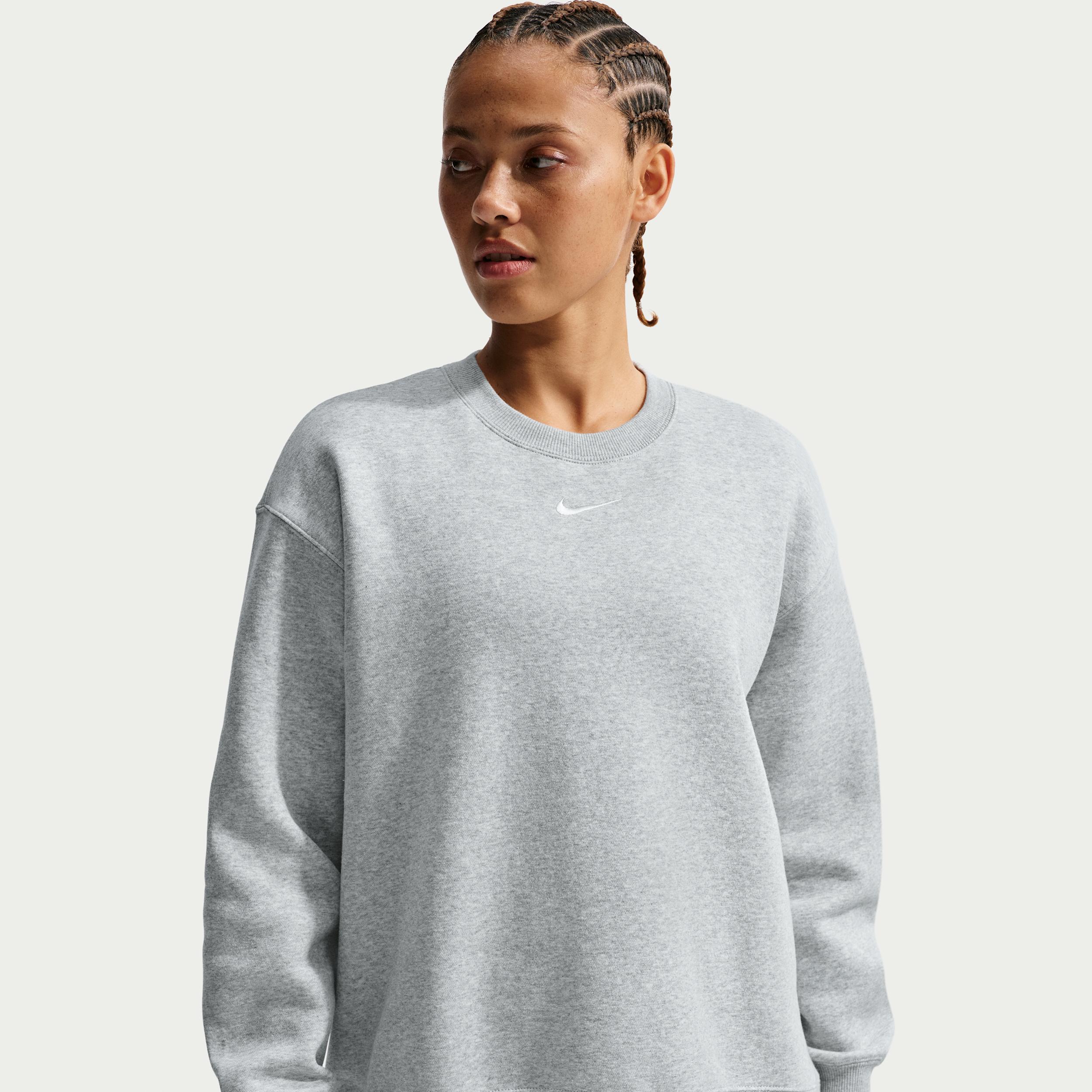 Women's Nike Sportswear Phoenix Fleece Oversized Crew-Neck Sweatshirt by NIKE