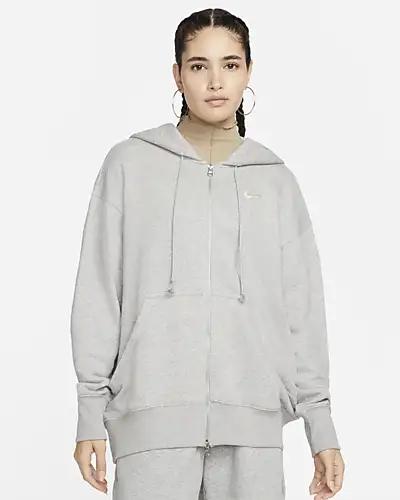 Women's Nike Sportswear Phoenix Fleece Oversized Full-Zip Hoodie by NIKE
