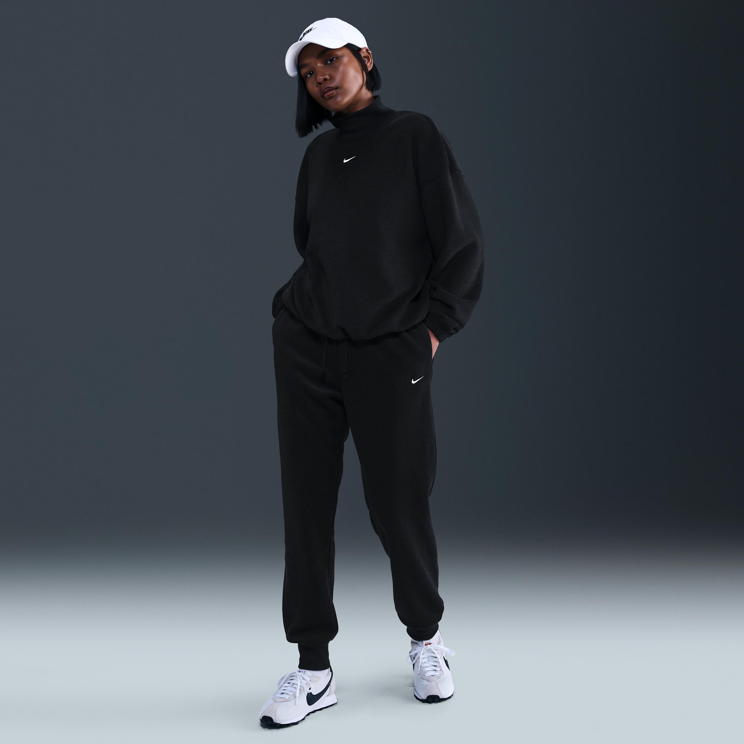 Women's Nike Sportswear Phoenix Plush Mid-Rise Cozy Fleece Pants by NIKE