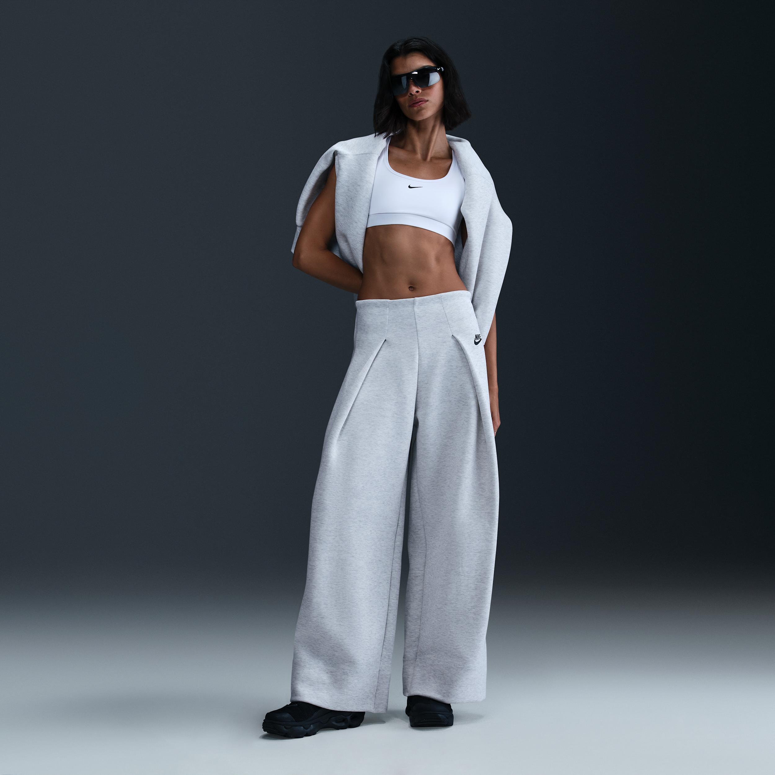 Women's Nike Sportswear Tech Fleece High-Waisted Pleated Pants by NIKE