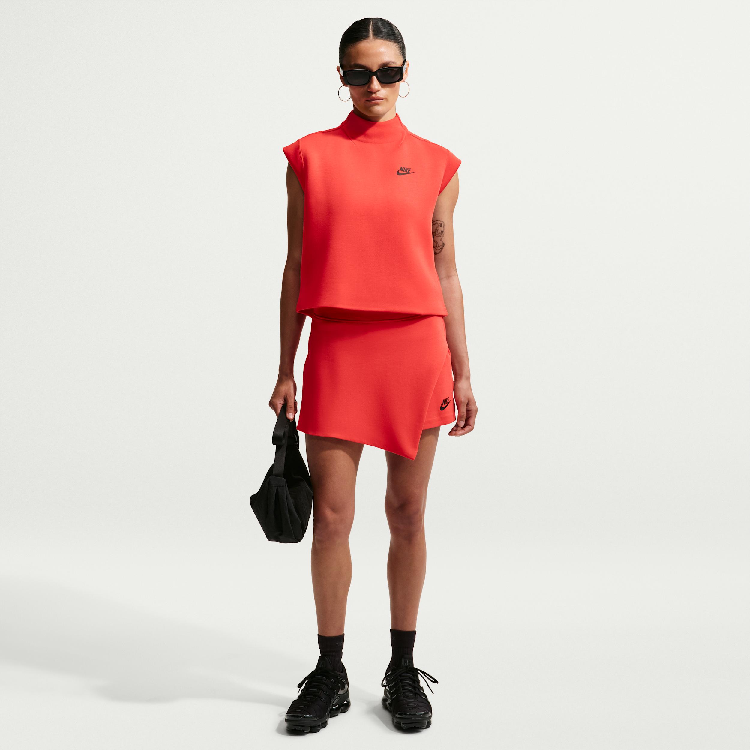 Women's Nike Sportswear Tech Fleece Mid-Rise Skort by NIKE