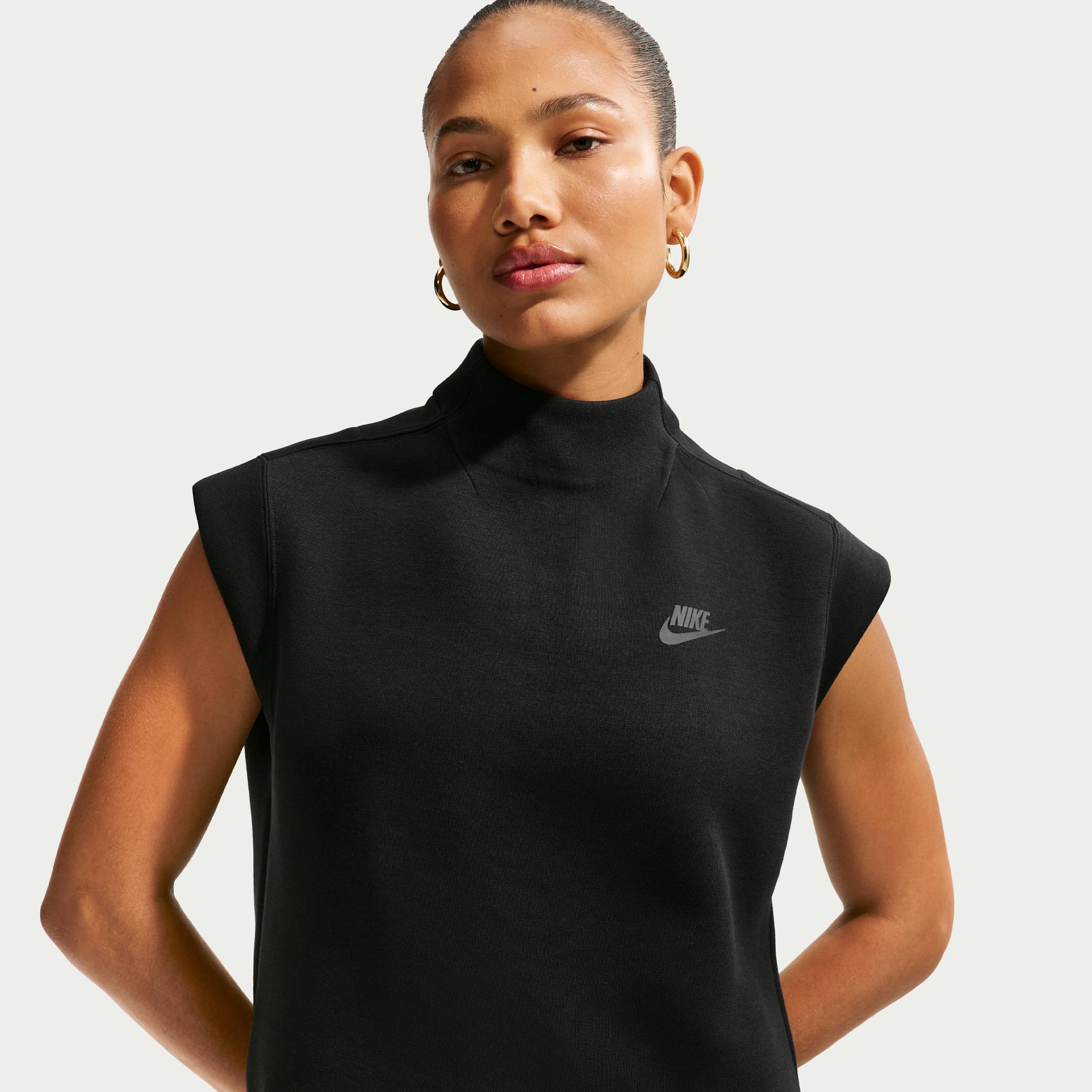 Women's Nike Sportswear Tech Fleece Short-Sleeve Top by NIKE