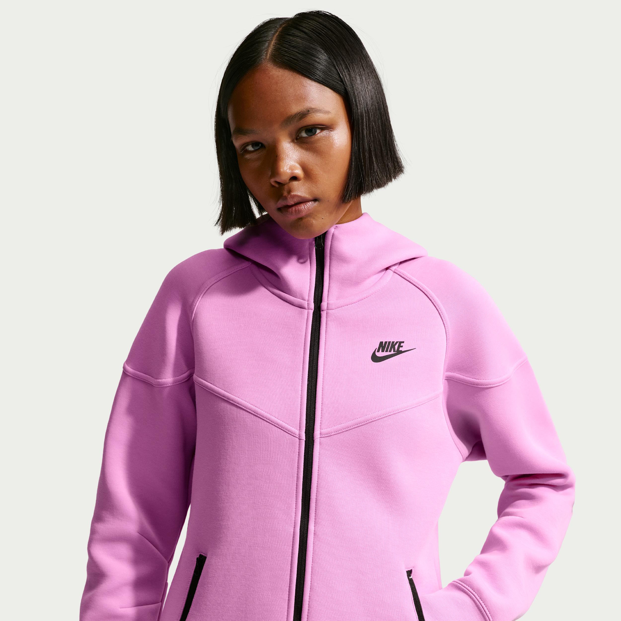Women's Nike Sportswear Tech Fleece Windrunner Full-Zip Hoodie by NIKE