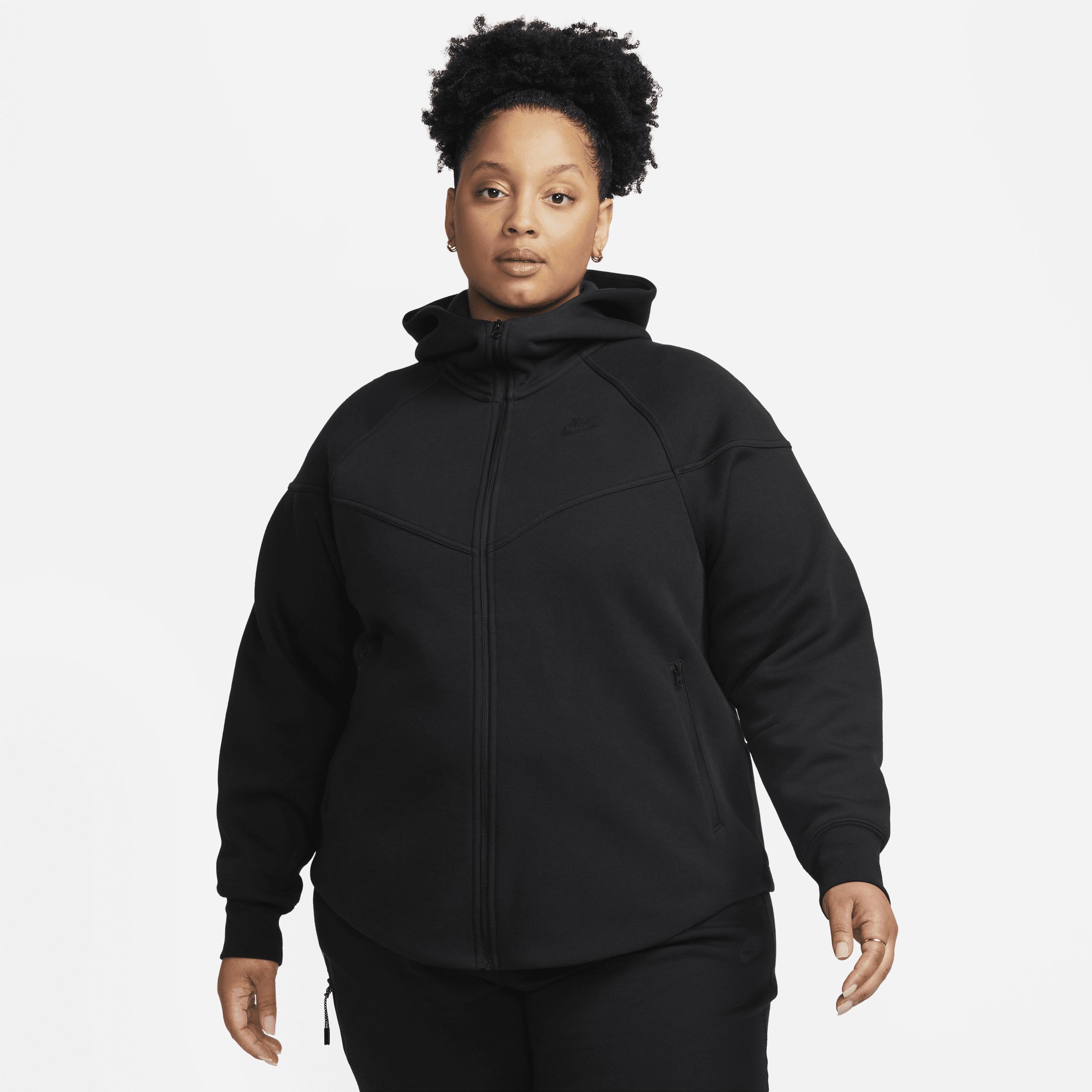 Women's Nike Sportswear Tech Fleece Windrunner Full-Zip Hoodie (Plus Size) by NIKE
