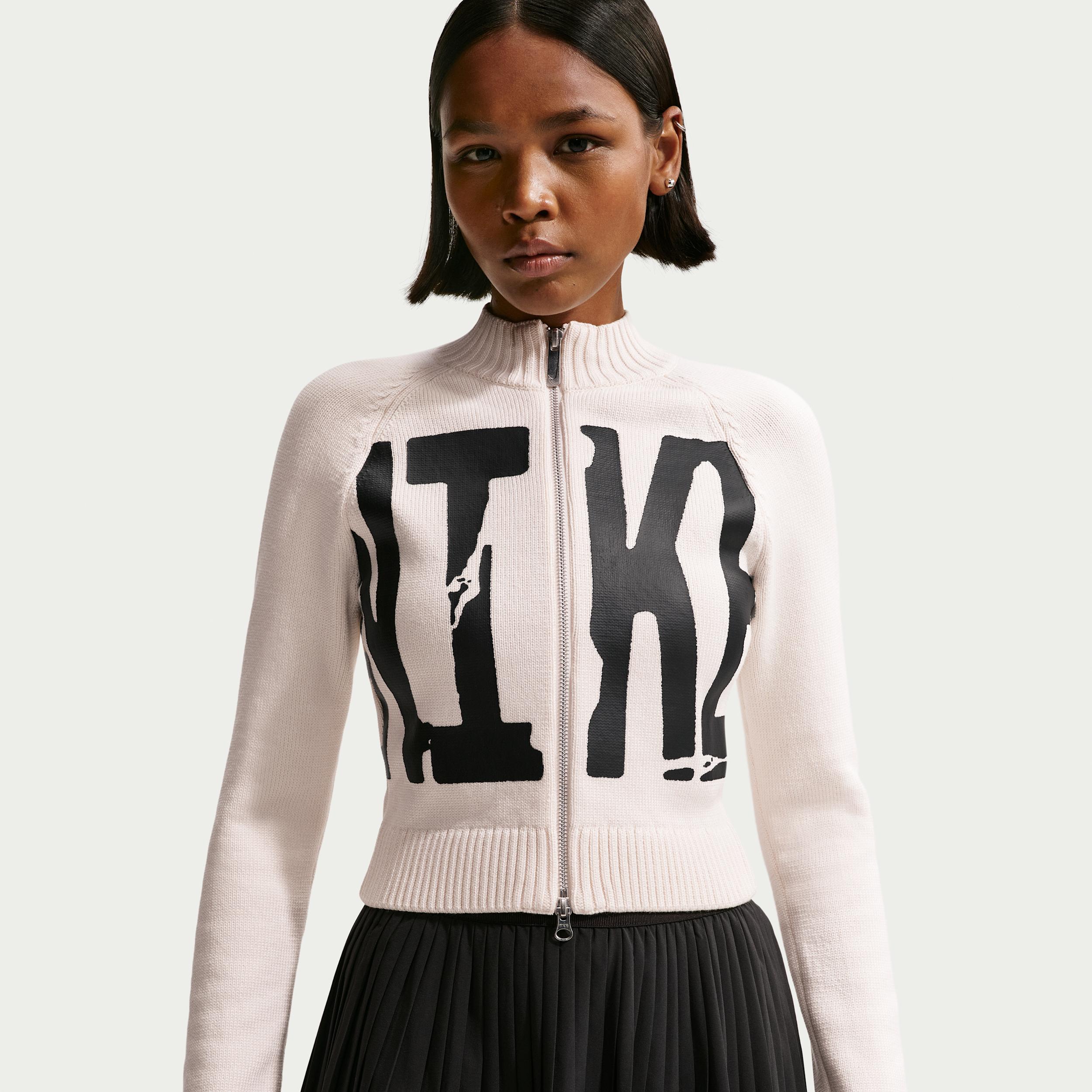 Women's Nike Sportswear Tight Graphic Full-Zip Sweater by NIKE