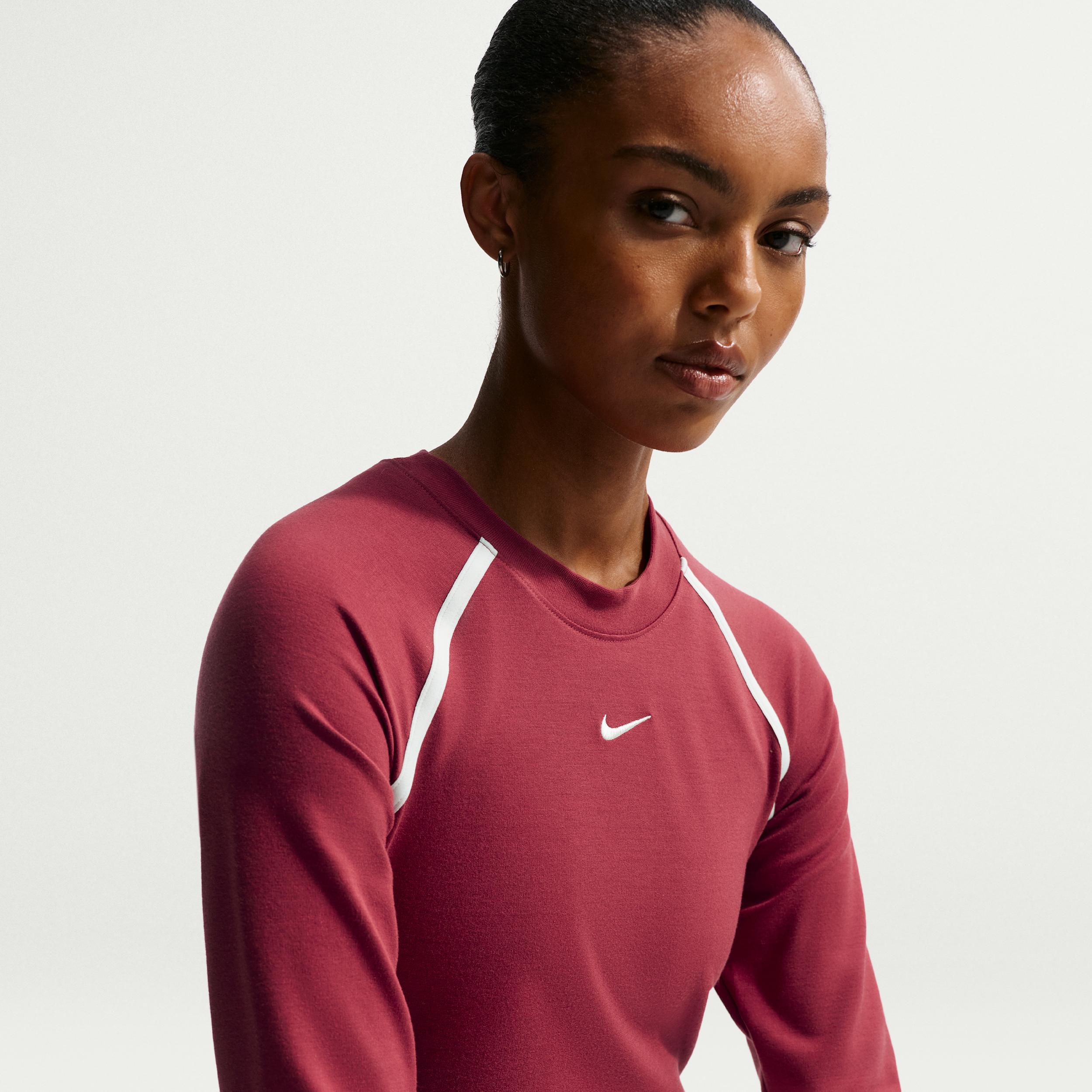 Women's Nike Sportswear Tight Long-Sleeve Cropped Top by NIKE