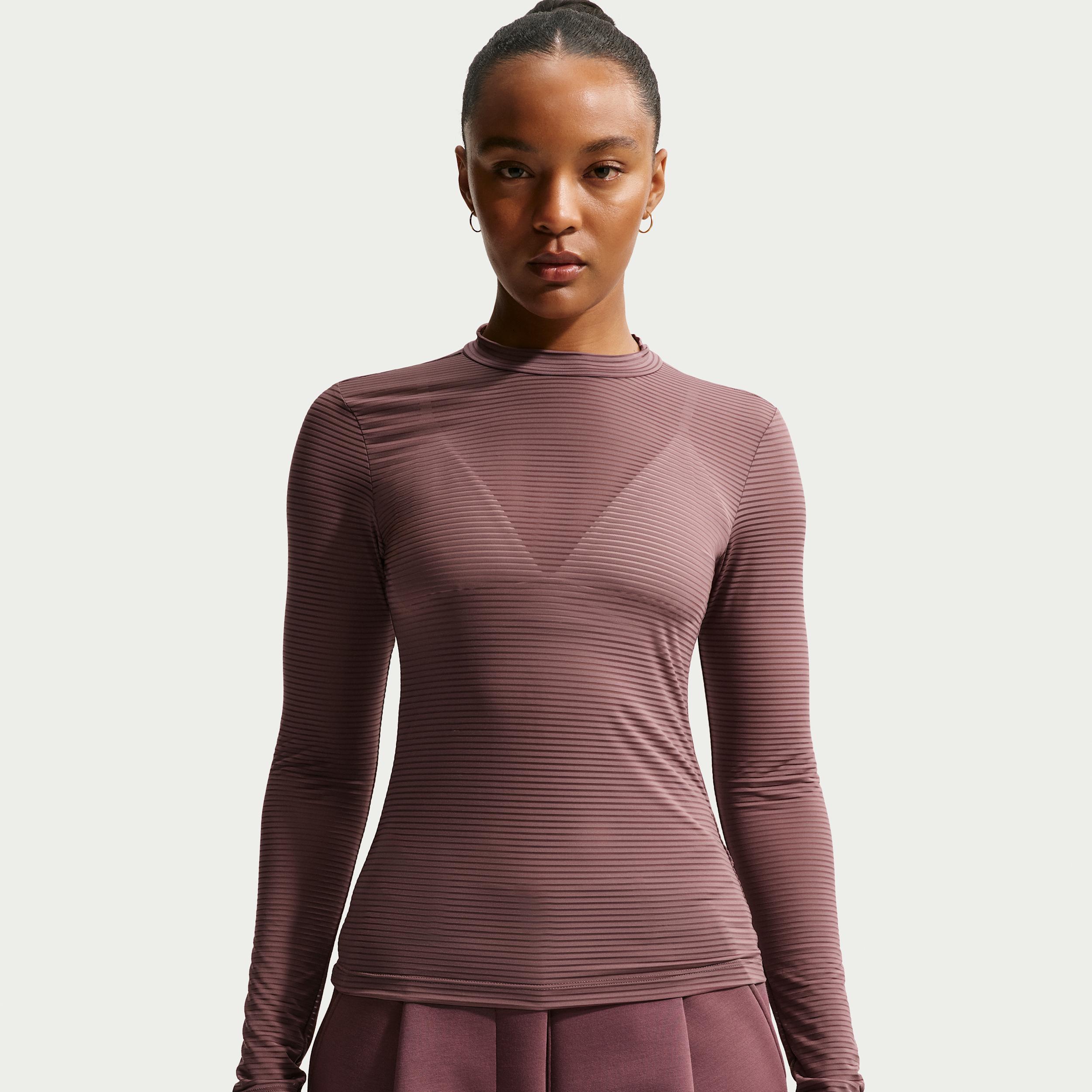 Women's Nike Sportswear Tight Long-Sleeve Sheer Top by NIKE