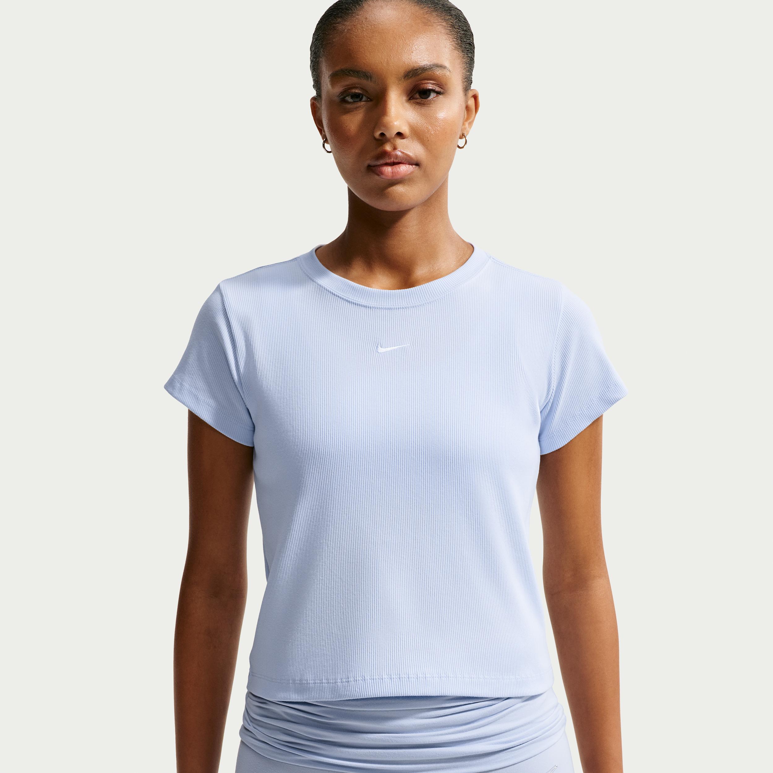 Women's Nike Sportswear Tight Ribbed Short-Sleeve T-Shirt by NIKE
