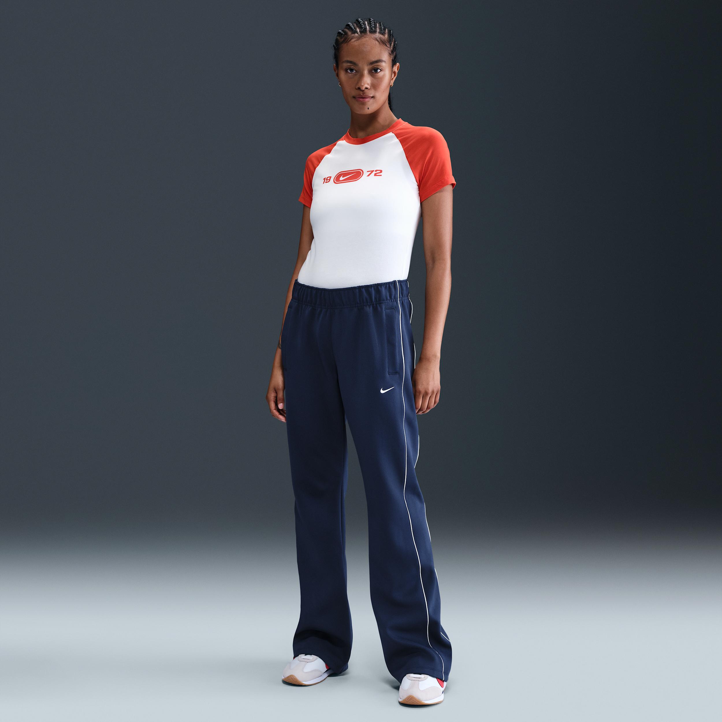Women's Nike Sportswear Windrunner Mid-Rise Slim Knit Pants by NIKE