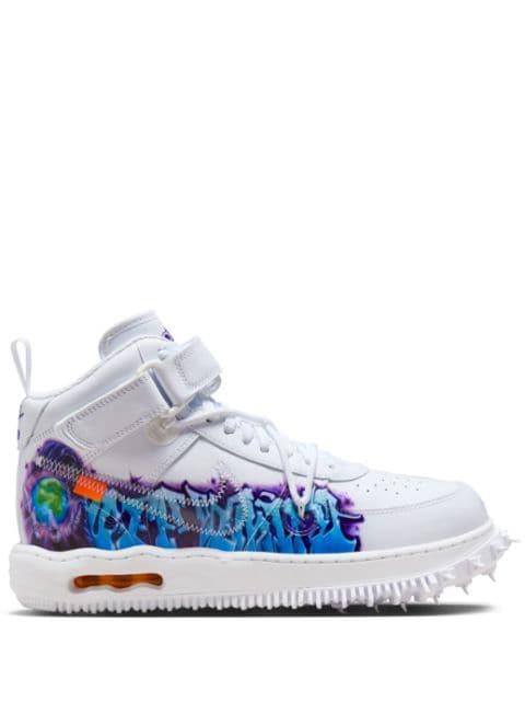 Air Force 1 lace-up sneakers by NIKE X OFF-WHITE