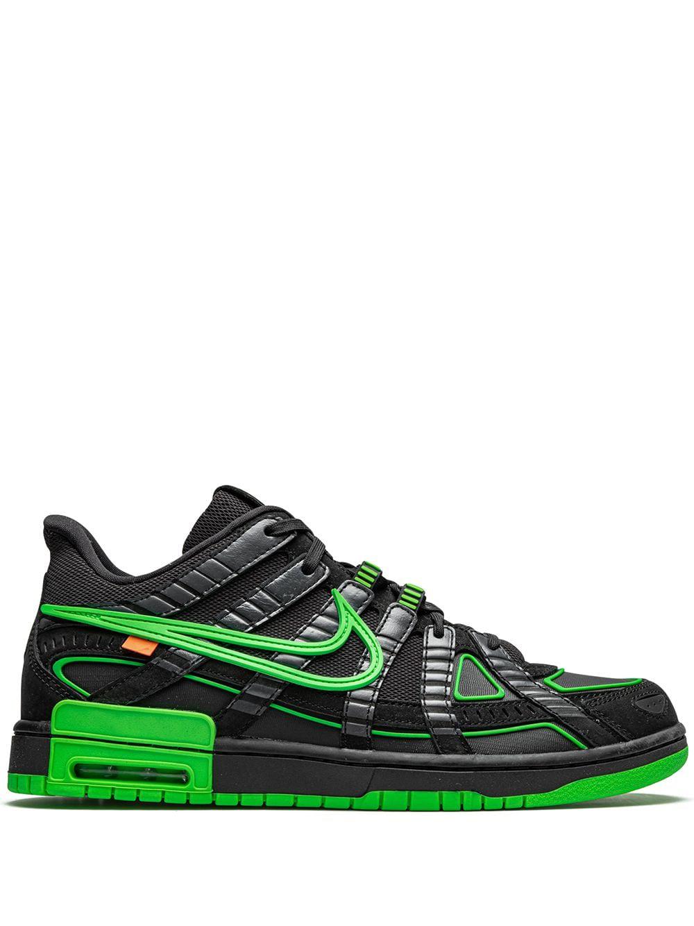 Air Rubber Dunk "Green Strike" sneakers by NIKE X OFF-WHITE