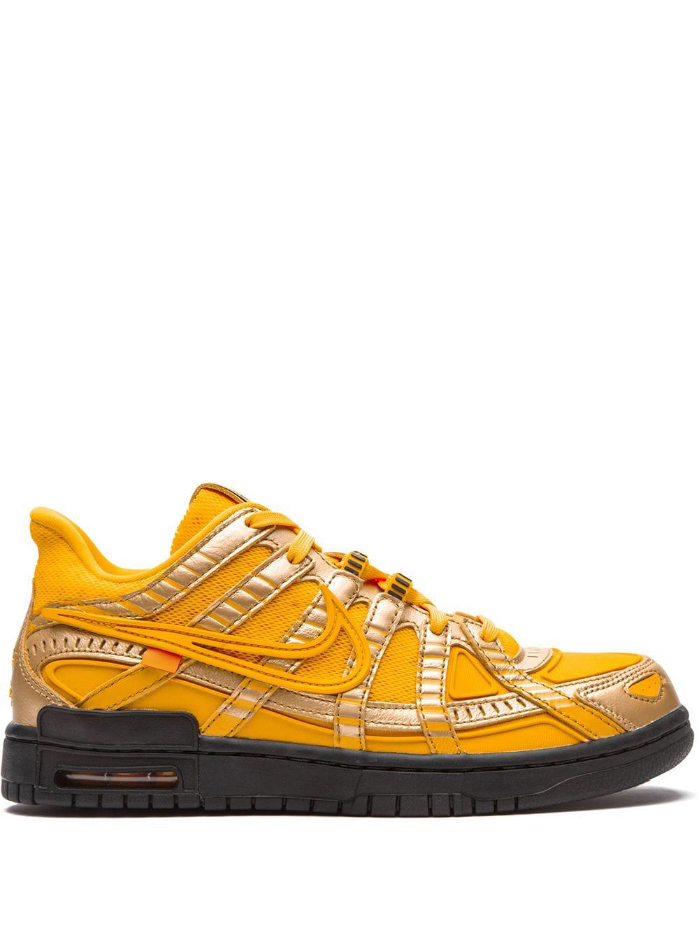 Air Rubber Dunk "University Gold" sneakers by NIKE X OFF-WHITE