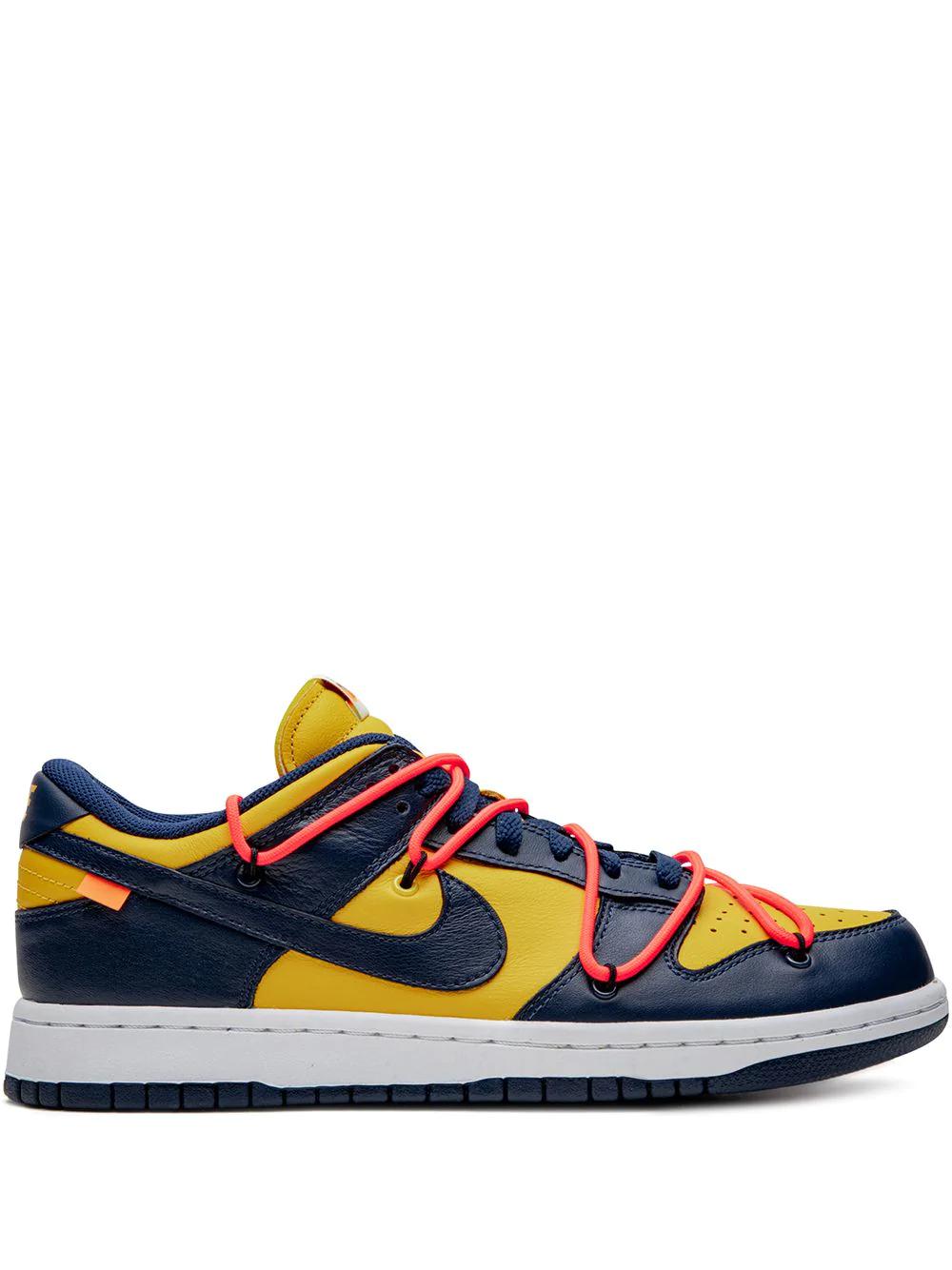 Dunk Low "University Gold" sneakers by NIKE X OFF-WHITE