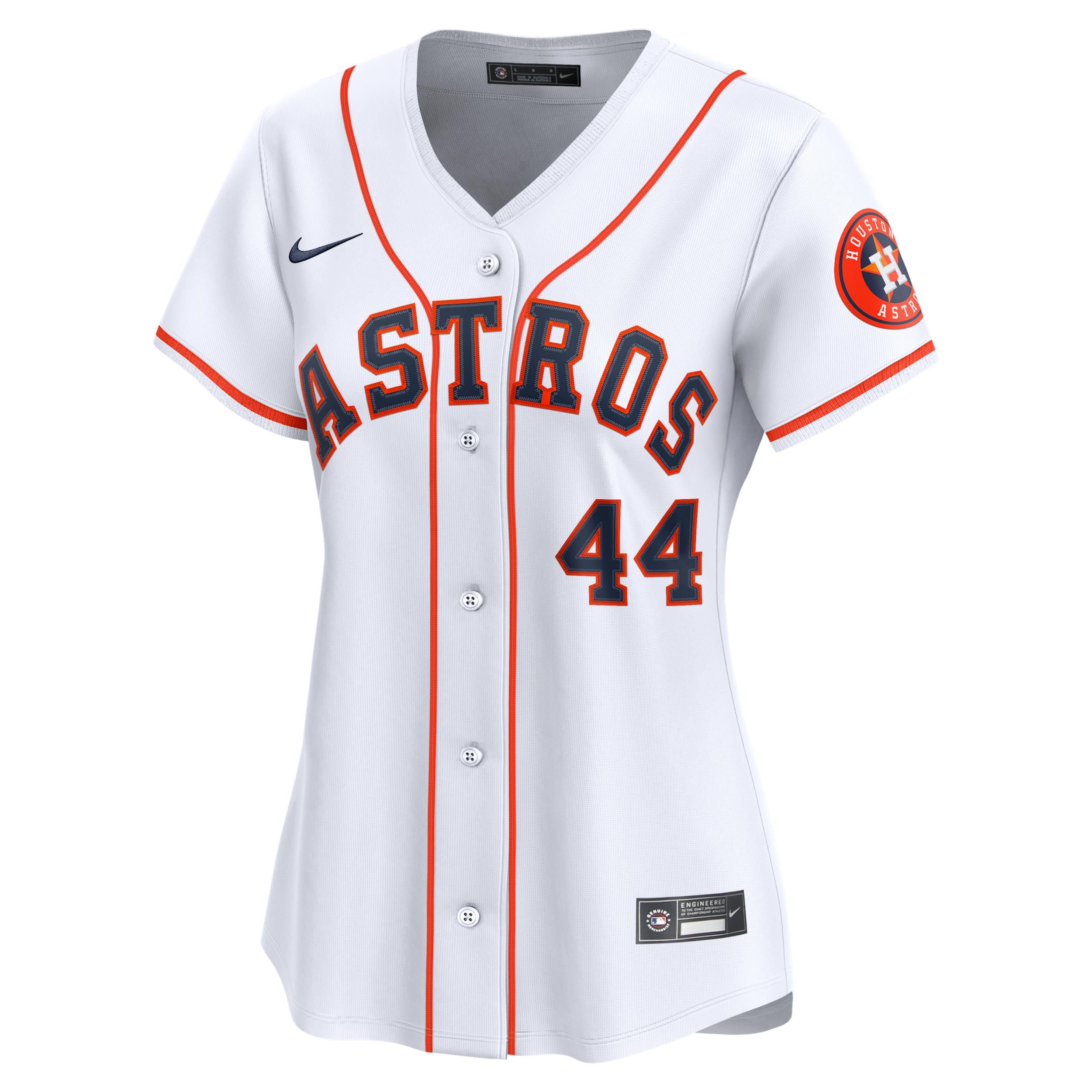 Yordan Ãlvarez Houston Astros Womenâs Nike Women's Dri-FIT ADV MLB Limited Jersey by NIKE