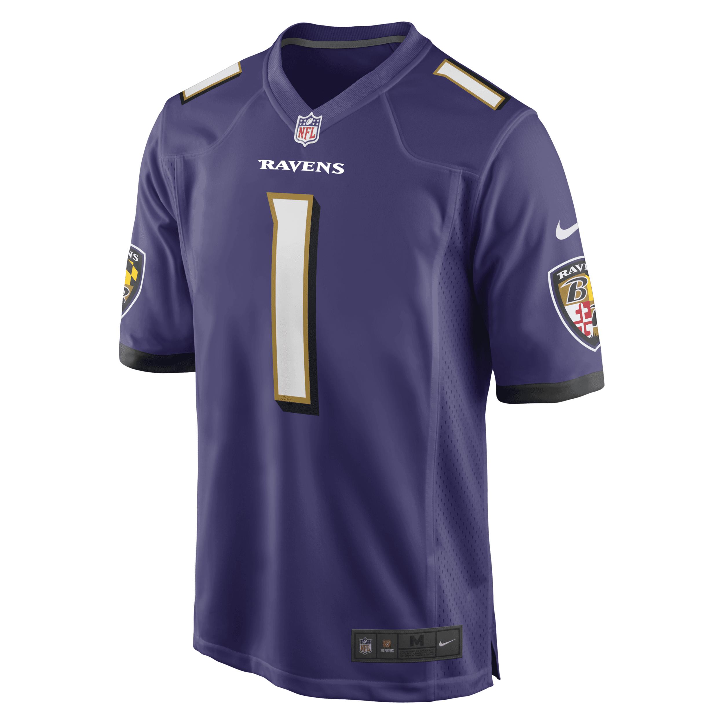 Zay Flowers Baltimore Ravens Nike Men's NFL Game Football Jersey by NIKE