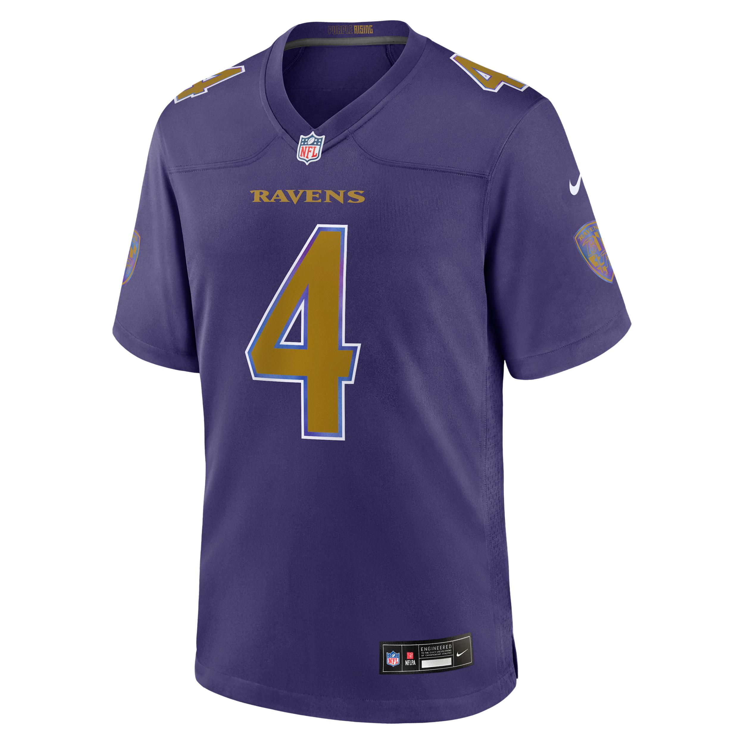 Zay Flowers Baltimore Ravens Nike Men's NFL Game Jersey by NIKE