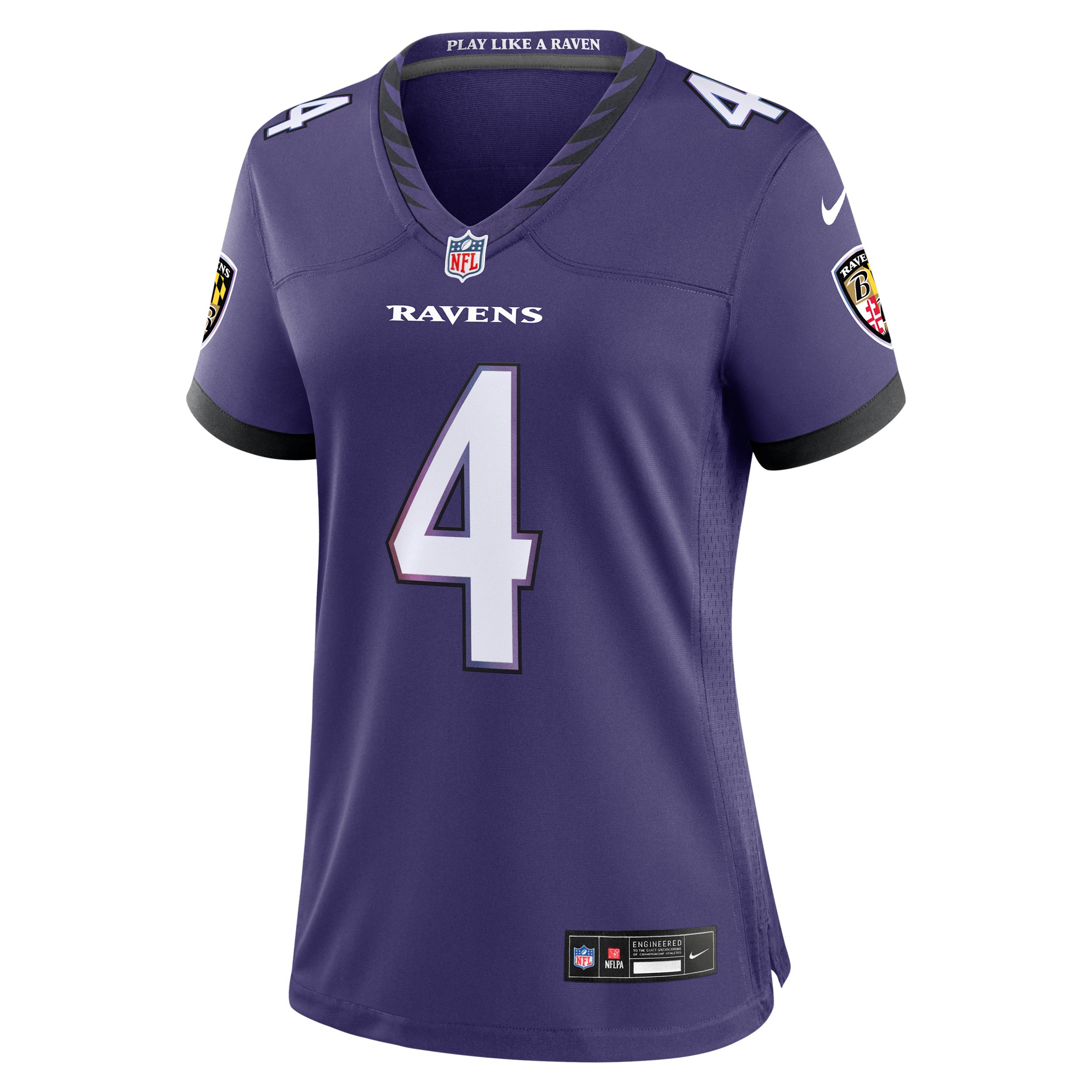 Zay Flowers Baltimore Ravens Nike Women's NFL Game Jersey by NIKE