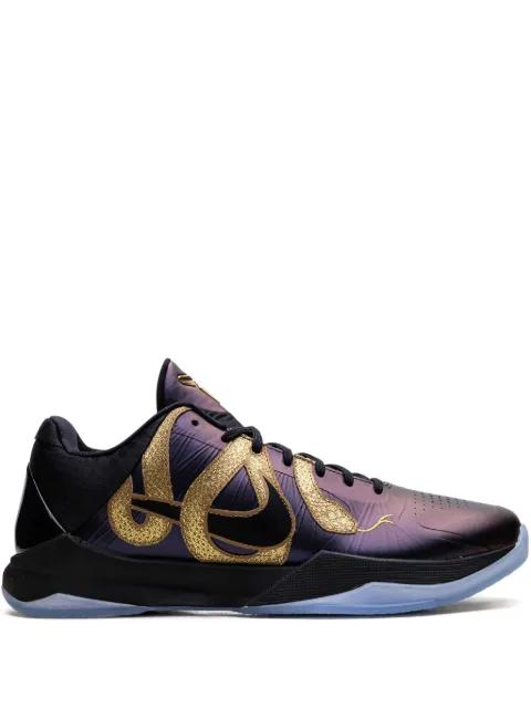 Zoom Kobe 5 Protro "Eggplant - Eggplant/Black/Metallic Gold" sneakers by NIKE
