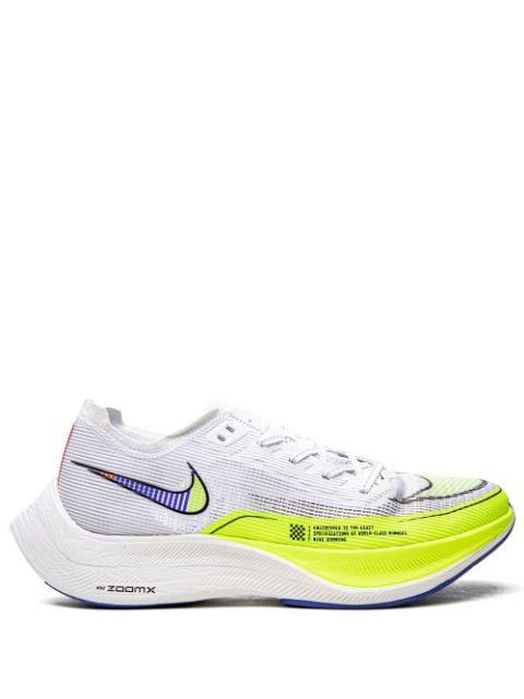 Zoomx Vaporfly Next% 2 "White/Black-Volt-Racer Blue-Br" sneakers by NIKE