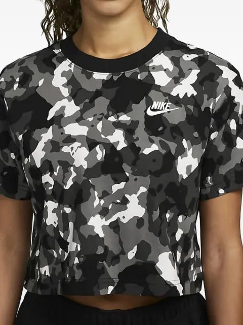camouflage-print short-sleeve T-shirt by NIKE