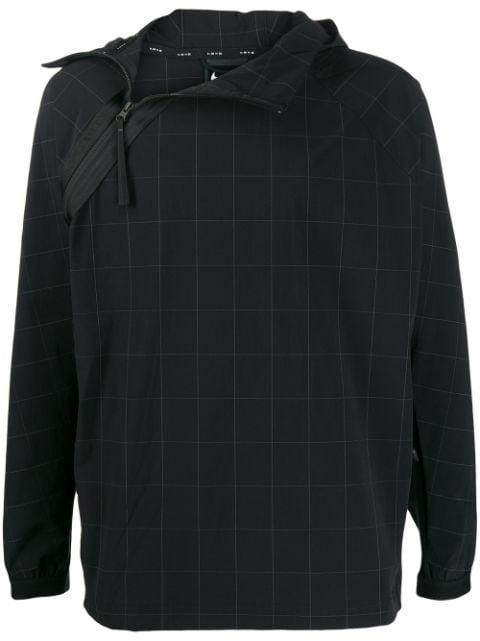 checked pullover jacket by NIKE