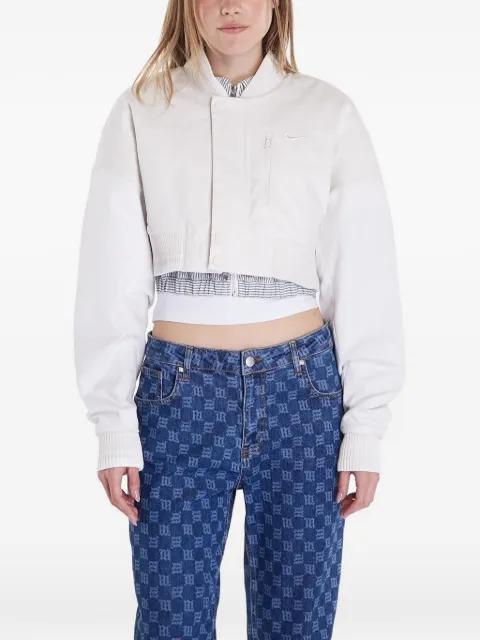cropped bomber jacket by NIKE