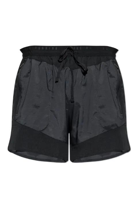 drawstring-waist panelled shorts by NIKE