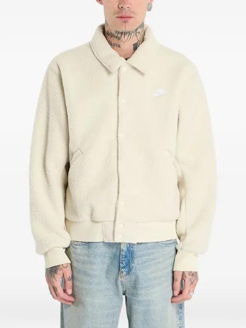 fleece coach jacket by NIKE