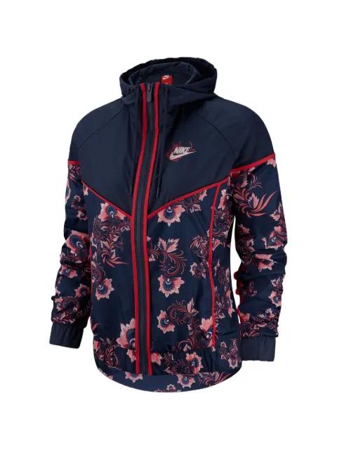 floral-print windbreaker by NIKE