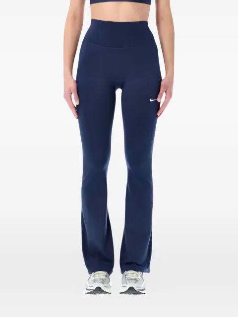 high-waisted logo-detail leggings by NIKE