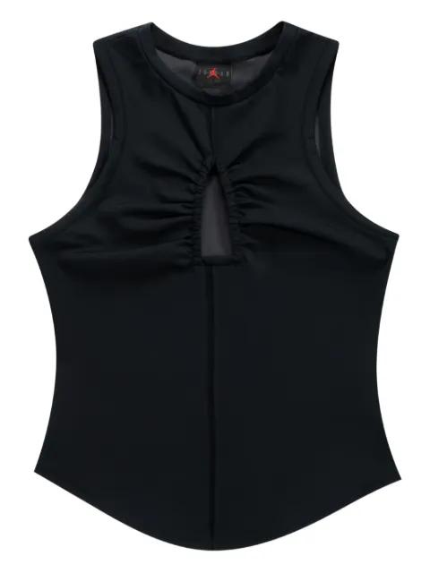 keyhole-detail tank top by NIKE