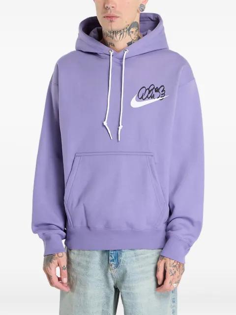 logo-detail hoodie by NIKE