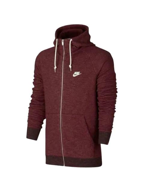 logo-embroidered zip-up hoodie by NIKE