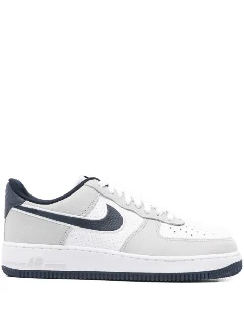 logo leather trainers by NIKE