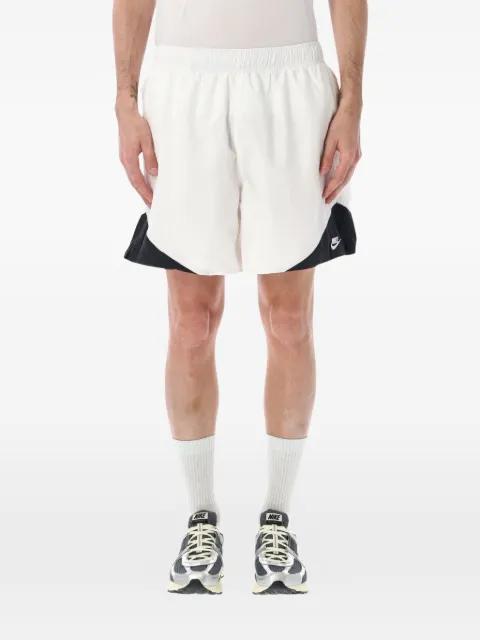logo-print colour-block shorts by NIKE