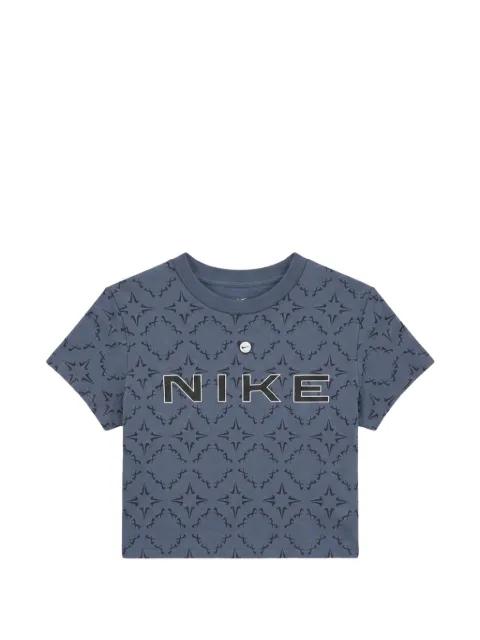 logo-print cropped t-shirt by NIKE